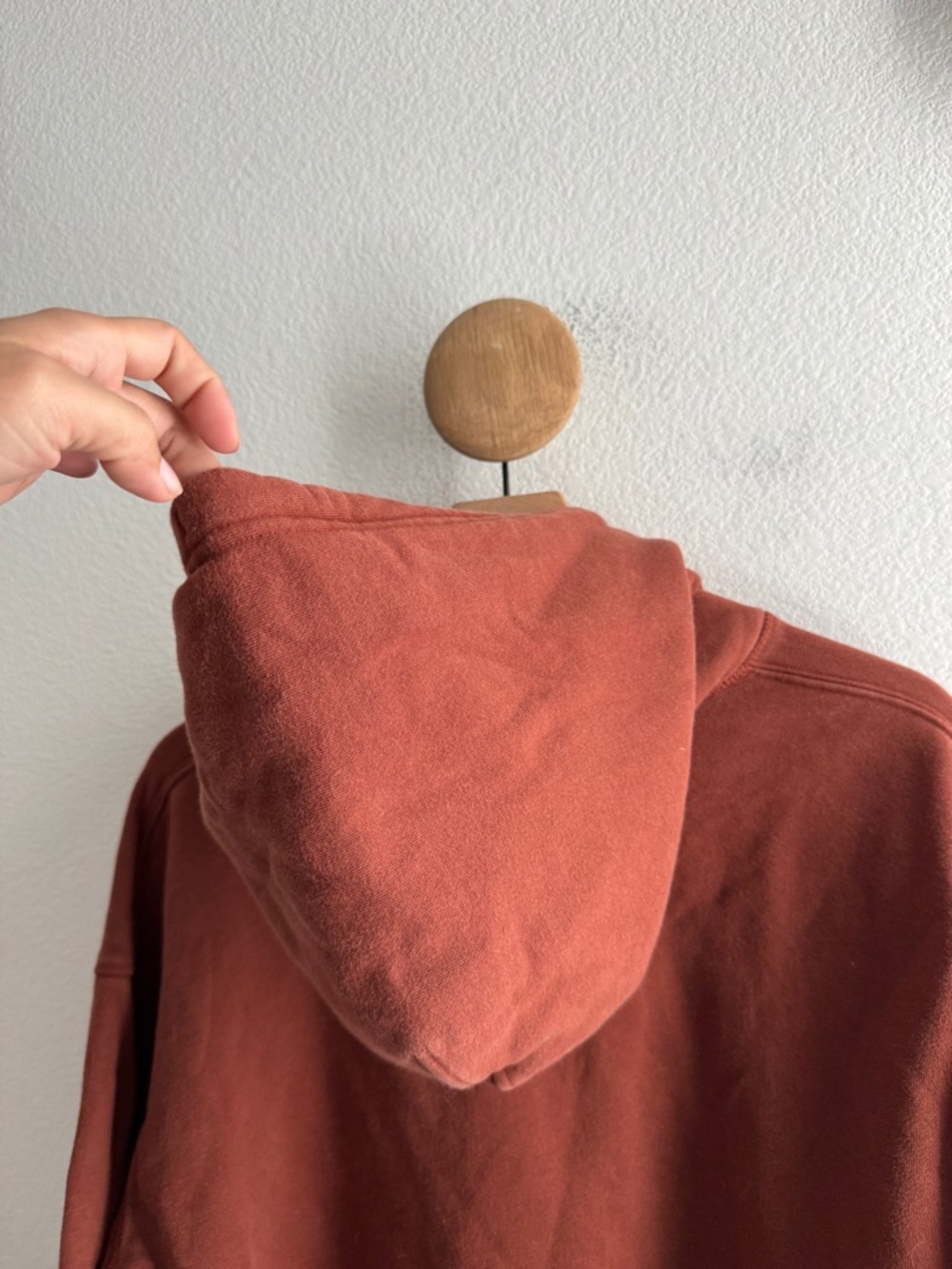 Arket Brown Heavyweight Hoodie - Picture 4 of 8